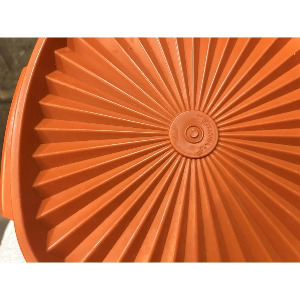 VTG Tupperware Servalier‎ Bowl SET Harvest Yellow Burnt Orange Green